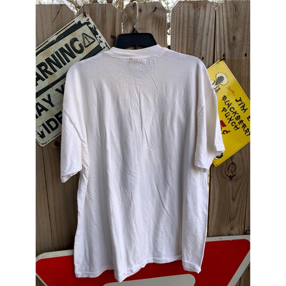 1990s vintage white Michigan Lottery "WAM!" t-shirt Size XL - Picture 4 of 6